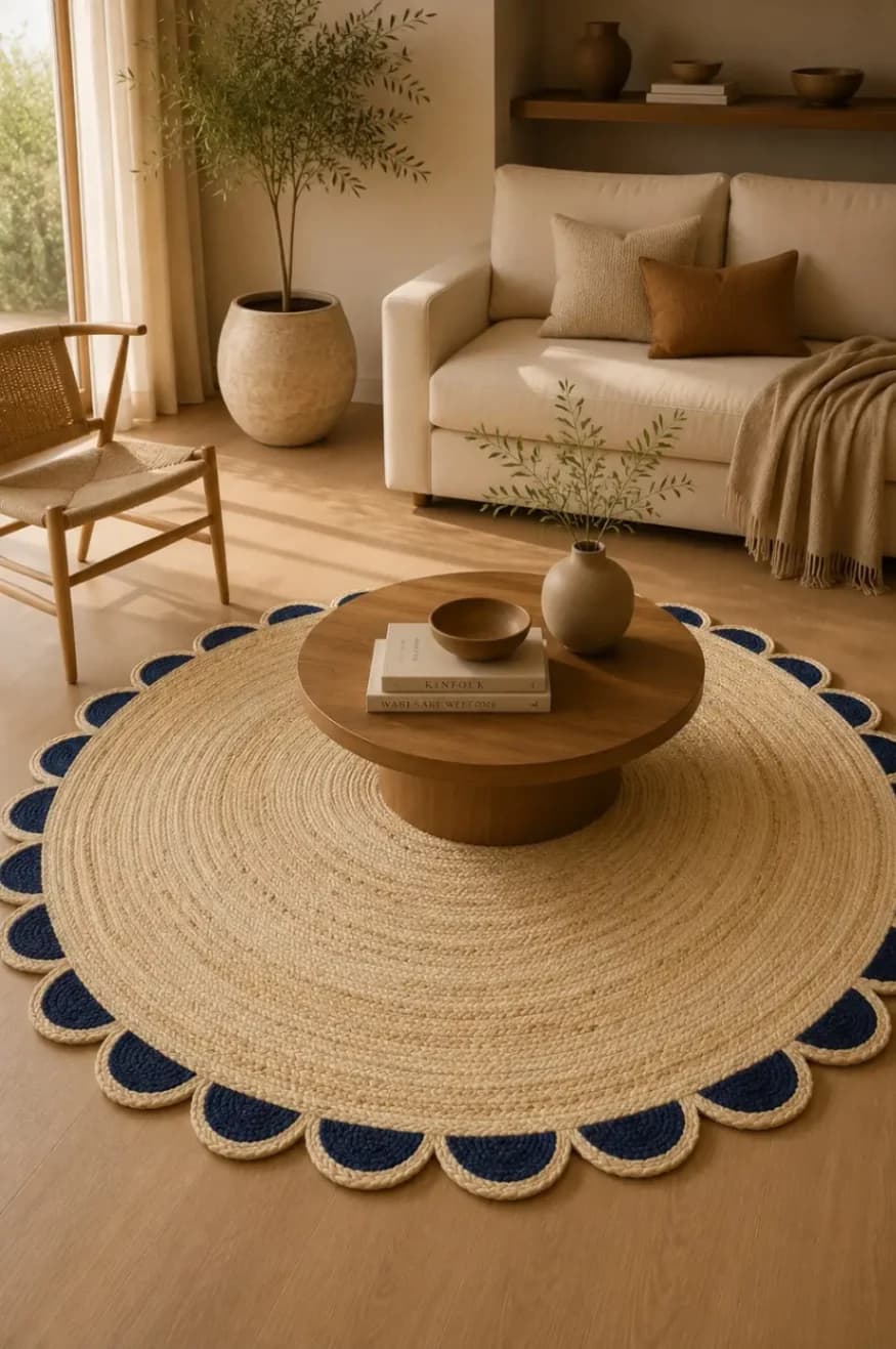 The Scalloped Edge Trend: Why Designers Are Obsessed with Organic Rug Borders